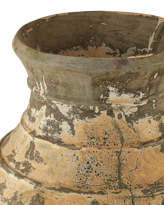 Lipari Extra Large Antique White Urn
