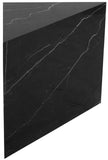 Aritzia Contemporary End Table with Elegant Faux Marble Surface and Durable Wooden Frame Design