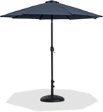 Fiji - Aluminum Patio Umbrella With Round Black Base