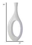 Trombone Vase // Large White