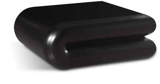 Enigma Coffee Table - Modern Curved Design Perfect for Game Nights, Living Room Elegance & Style