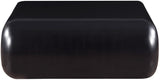 Enigma Coffee Table - Modern Curved Design Perfect for Game Nights, Living Room Elegance & Style