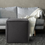 Square Pouf Barbet Charcoal