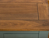 8 Drawer Hinged Top Cocktail Table | Green Timber Occasional Table