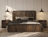 2 Drawer Nightstand - Dark Mesquite Mango Wood Collection