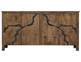 4 Door Console | Halo Sustainable Wood & Gemstone Inlay Furniture