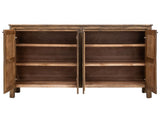 4 Door Console | Halo Sustainable Wood & Gemstone Inlay Furniture