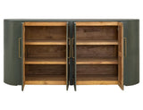 4 Door Console - Handcrafted Mango Wood Storage Furniture