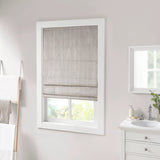Basketweave Room Darkening Cordless Roman Shade, Taupe