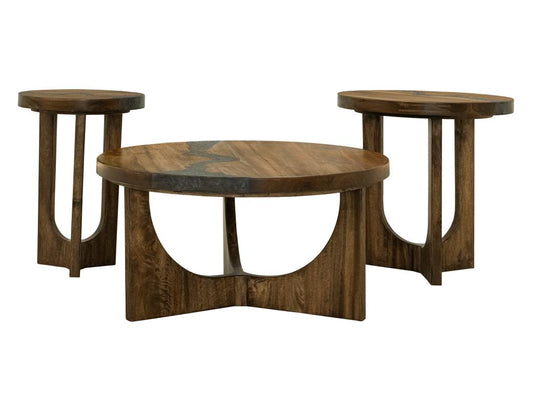 Silver Occasional Chairside Table | Contemporary Resin River Design