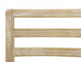White Balam Wooden Chair - Solid Pine Ladder-Back Dining Chair
