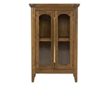 2 Door Console Table - Brava Transitional Design with Glass