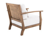 Forest Armchair | Beige Upholstery & Melina Wood Frame