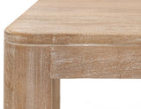 White Balam 1 Shelf End Table | Mango & Teak Wood