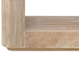 2 Shelf White Balam Sofa Table - Mango & Teak Wood