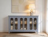 6 Door Console Table | Brava Transitional Storage Console