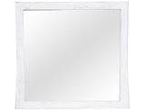 White Roots Collection Mirror - Rustic Farmhouse Design | Mango Wood