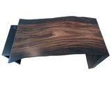 Forge Desk - Live-Edge Parota Modern Desk with Mango Wood