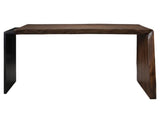 Forge Desk - Live-Edge Parota Modern Desk with Mango Wood