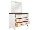 Stoa Mirror - White Wood Bedroom Mirror | Elegant & Sustainable