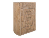 5 Drawer Chest - Modern Mango & Teak Wood Storage