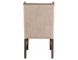 Poly Suede Upholstered Chair | Forge Collection Beige Dining Chair