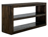 2 Shelf Black Balam Sofa Table - Mango & Teak Wood