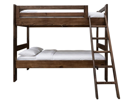 Forte Pine Twin Bunk Bed | Solid Wood Bottom Bunk