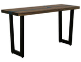 Zaphiro Sofa Table - Sustainable Melina Wood with Live-Edge Design