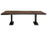 Forge Live Edge Rectangular Dining Table | Modern Design