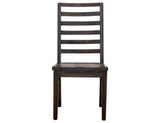 Black Balam Wooden Chair - Solid Pine Dining Chair