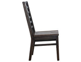 Black Balam Wooden Chair - Solid Pine Dining Chair
