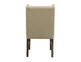 100% Leather Upholstered Wingback Chair | Forge Collection