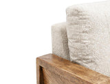 Wooden Frame & Base Armchair | Comfortable Upholstered Chair