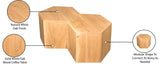 Eternal Oak Wood Coffee Table - Stylish Modular Design for Modern Living Spaces & Versatile Use