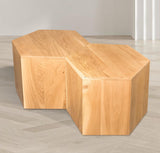 Eternal Oak Wood Coffee Table - Stylish Modular Design for Modern Living Spaces & Versatile Use