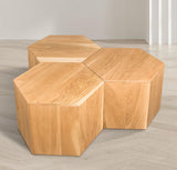 Eternal Oak Wood Coffee Table - Stylish Modular Design for Modern Living Spaces & Versatile Use