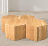 Eternal Oak Wood Coffee Table - Stylish Modular Design for Modern Living Spaces & Versatile Use