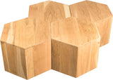 Eternal Oak Wood Coffee Table - Stylish Modular Design for Modern Living Spaces & Versatile Use