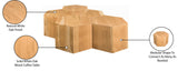 Eternal Oak Wood Coffee Table - Stylish Modular Design for Modern Living Spaces & Versatile Use