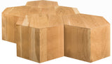Eternal Oak Wood Coffee Table - Stylish Modular Design for Modern Living Spaces & Versatile Use