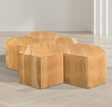 Eternal Oak Wood Coffee Table - Stylish Modular Design for Modern Living Spaces & Versatile Use