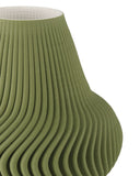 Green Plisse Medium Vase