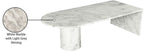 Salerno Coffee Table – Handcrafted Marble Elegance with Striking Art Deco Design for Modern Living Spaces