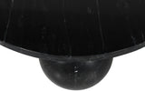 Spherical Coffee Table - Luxurious Art Deco Design with Genuine Marquino Marble and Unique Bases