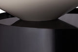 Damon Contemporary Coffee Table - Sleek Iron Design with Striking Metal Base for Modern Living Rooms