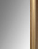 Gold Scalloped Wood Wall Mirror Home Decor