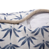 24 x 24 Pillow Hemp Indigo - Down Insert