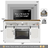 Wholesale Fireplace TV Stand with 23" Electric Fireplace with Remote