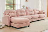 MOLLY 140" 4 Seater Sofa with 1 Ottoman